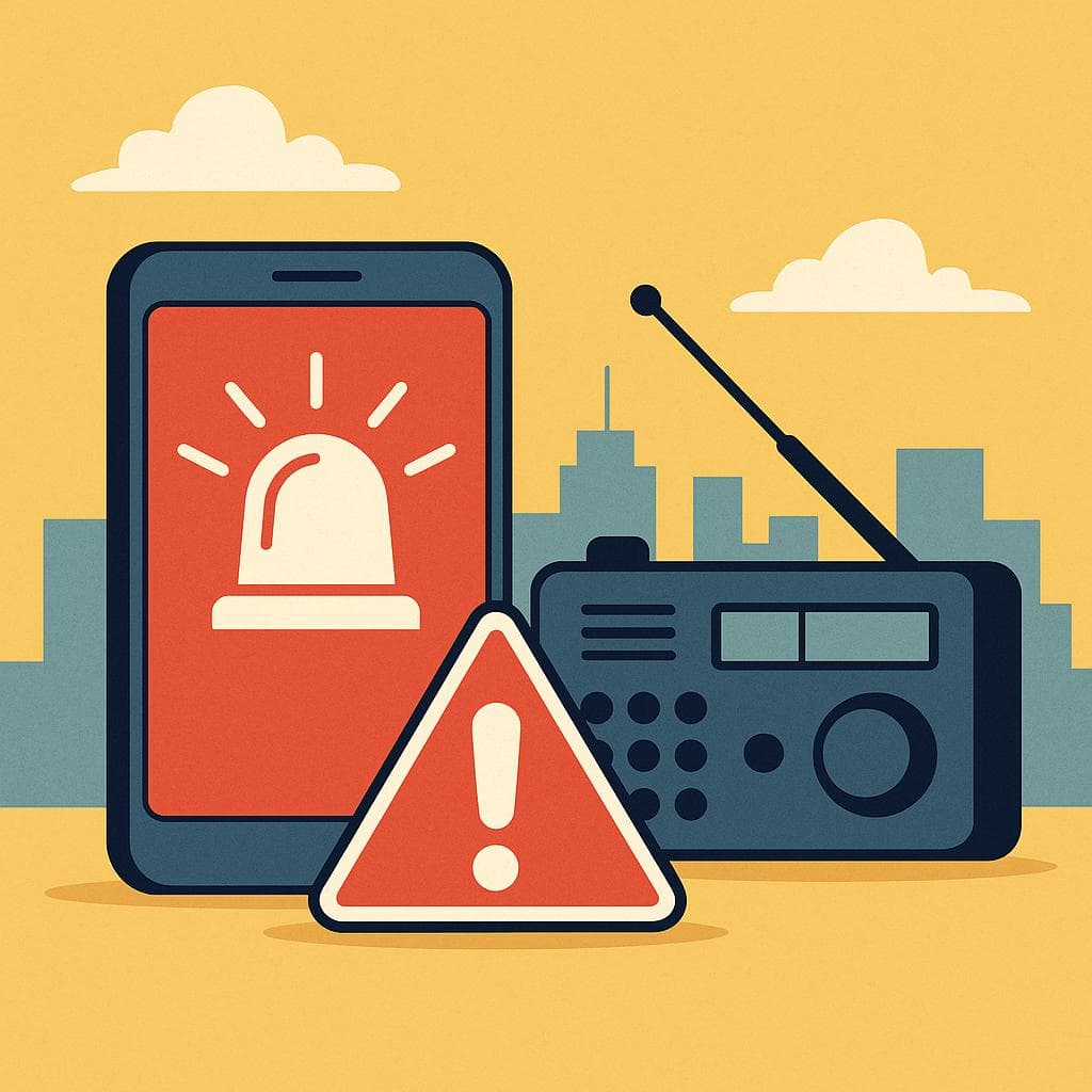 Як діяти, якщо під час повітряної тривоги немає мобільного зв’язку або інтернету